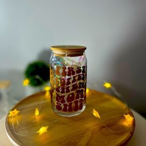 16 oz Libby glass cup.